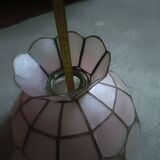 Pink mother-of-pearl lampshade