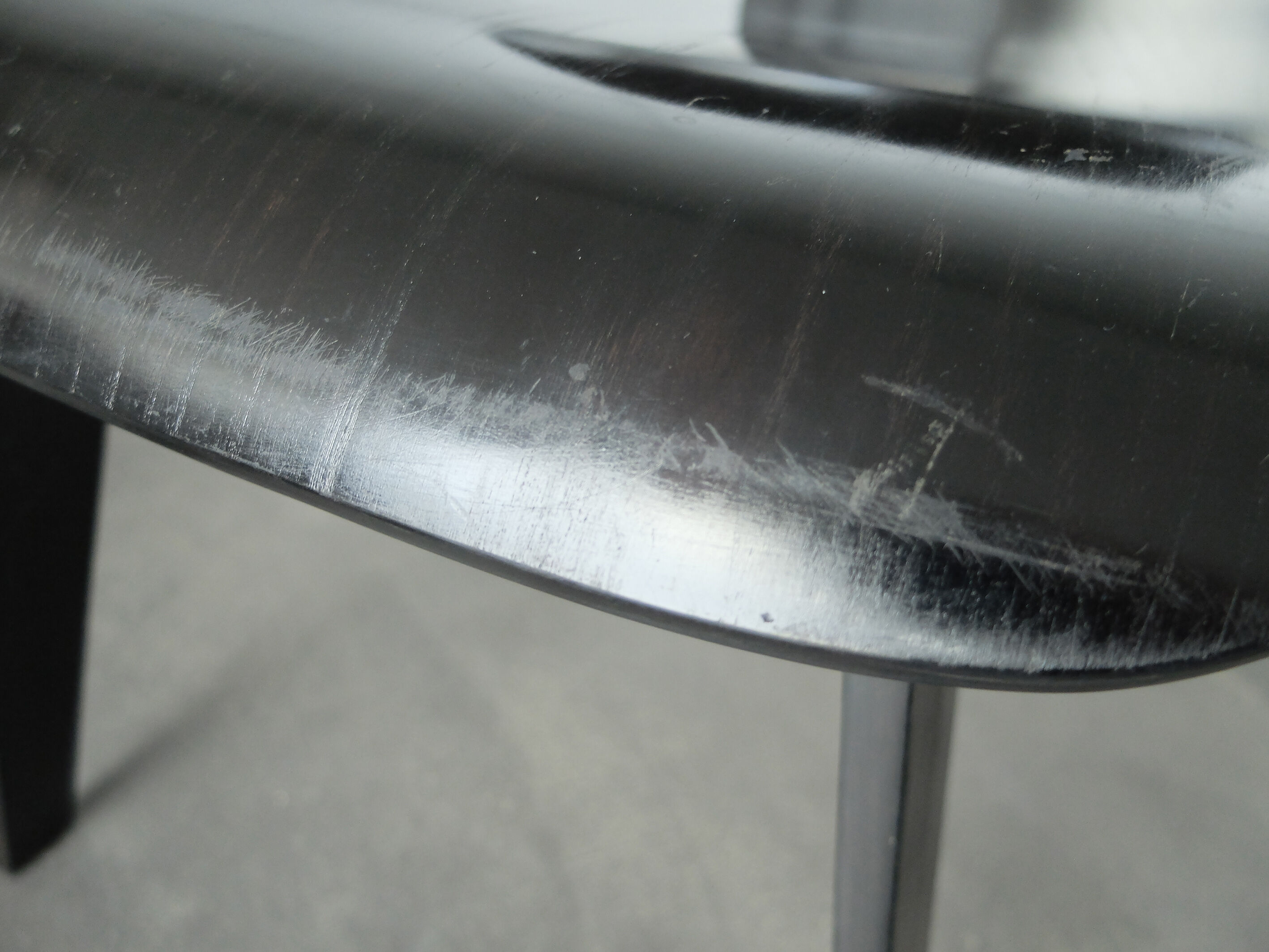 Black DCW chair by Charles & Ray Eames for Herman Miller, 1980