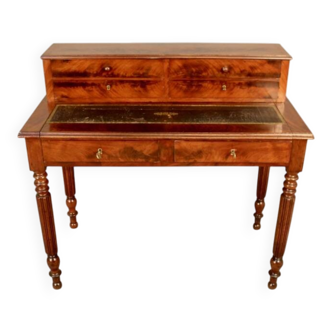 19th-century mahogany tiered desk