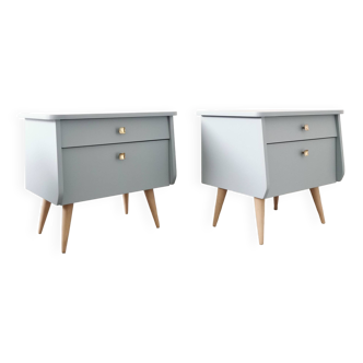 Pair of vintage bedside tables