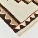 Tapis kilim vintage marron & beige
