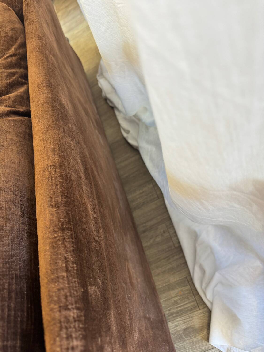 Roche Bobois velvet sofa 70s