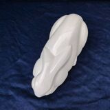 Cracked earthenware rabbit, Lemanceau, Saint Clément