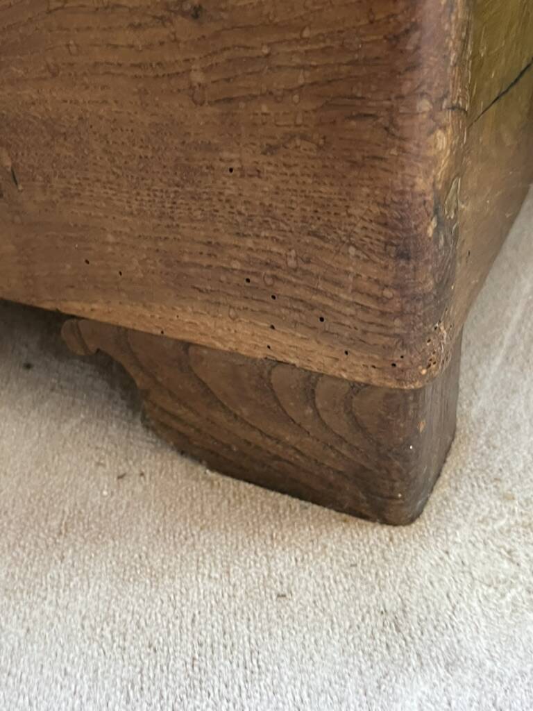 Large showcase library of a notary in solid oak from the late 19th century.