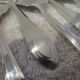12 silver-plated ice cream scoops, goldsmith Ravinet Denfert st art deco 14cm