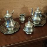 Service de 5 pièces poinçonné "Étain d'art"