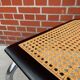 Chaise en chrome et noir