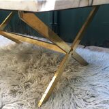 Marble tray coffee table