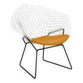 Diamond chair - yellow seatpad
