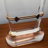 Lucite and brass lamp from the 70s