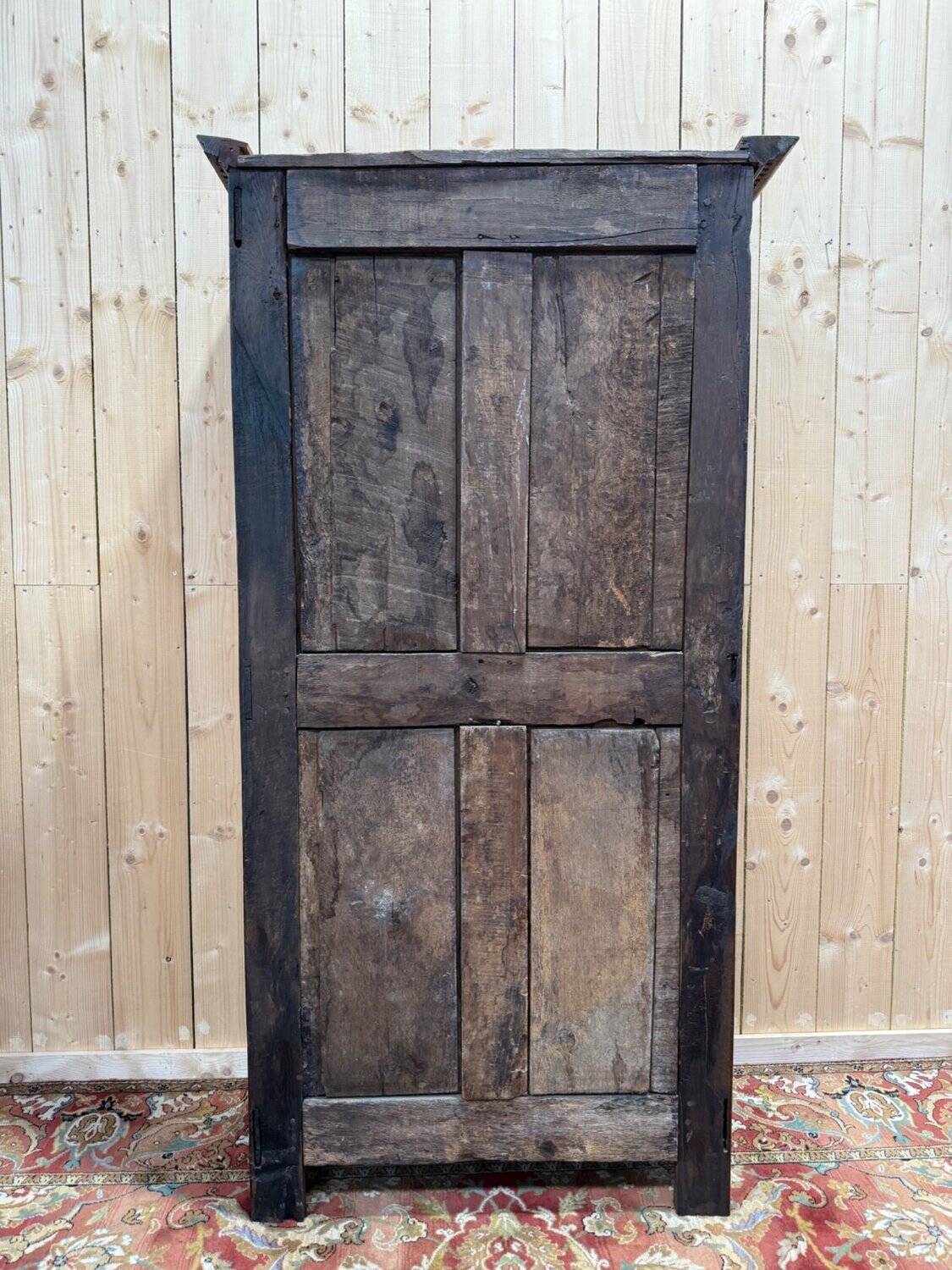 High period bonnetière - Renaissance in solid oak, panelled