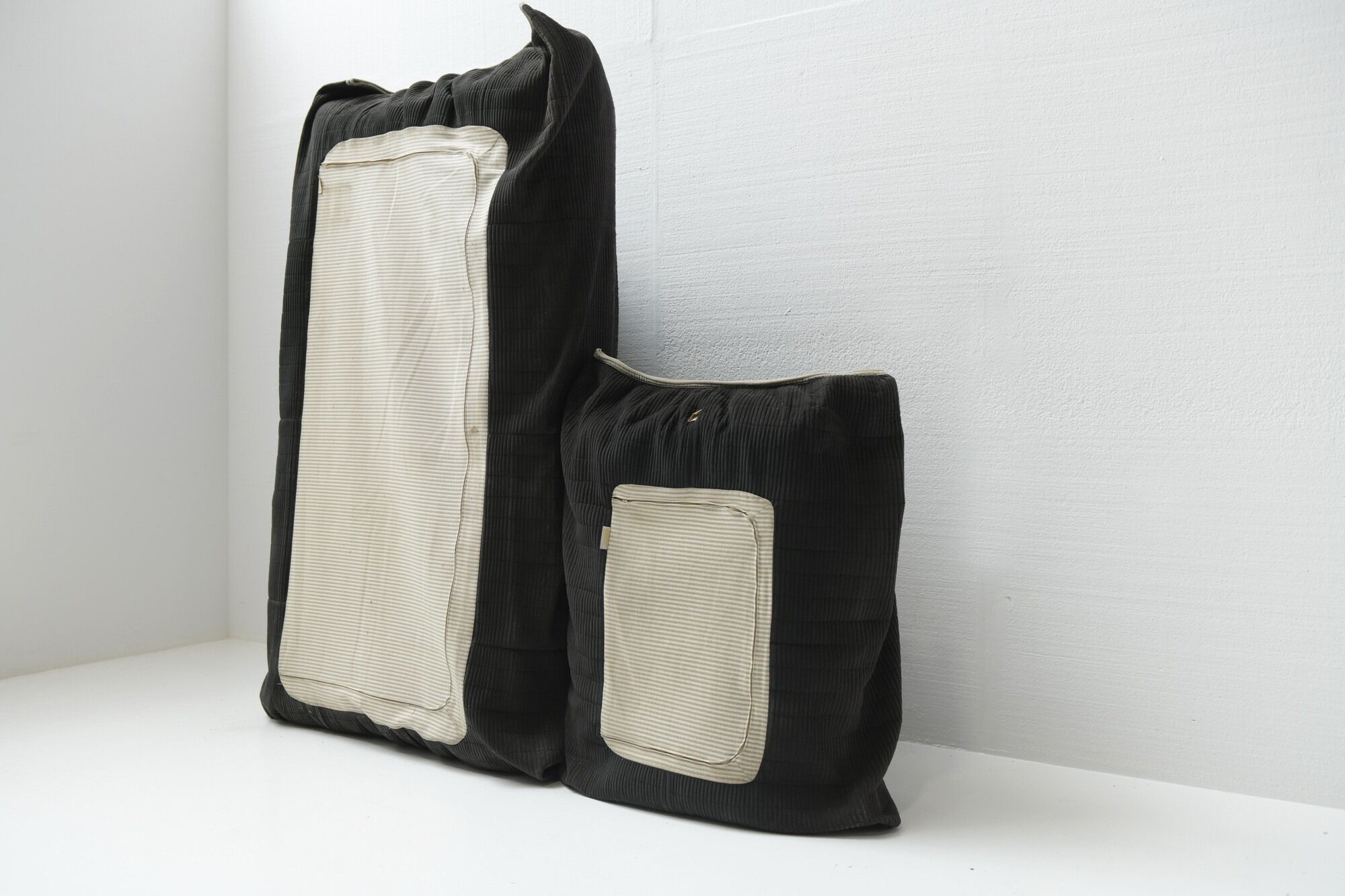 Yoko sofa in alcantara by Michel Ducaroy for Ligne Roset France