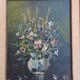 Huile sur toile bouquet de fleurs signée Jean Monnier