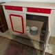 Parisian bas buffet restyled vintage red and white