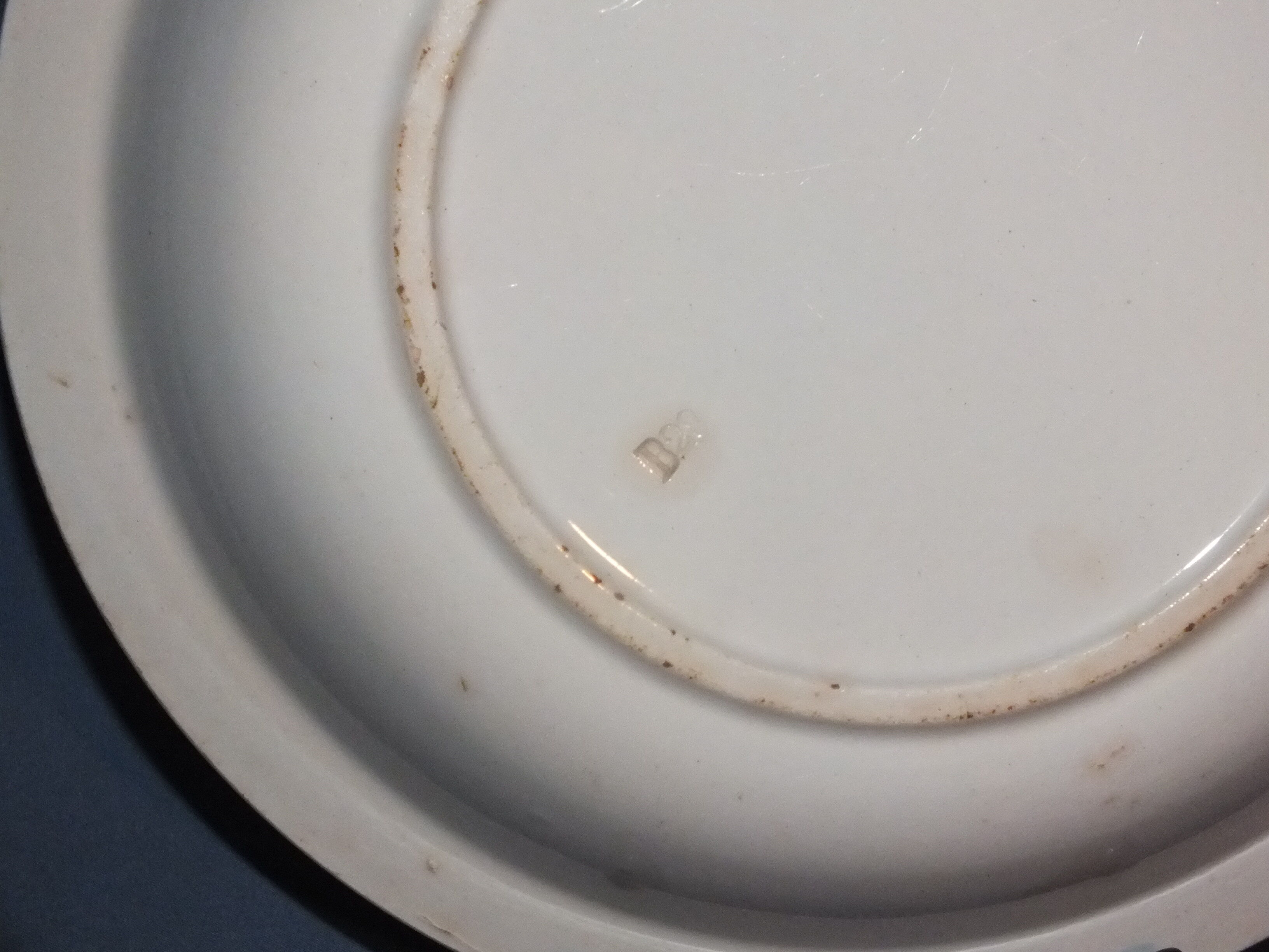 Vintage 60s hollow dish - stencil décor