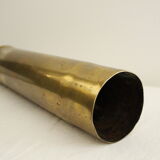 Brass shell casing vase