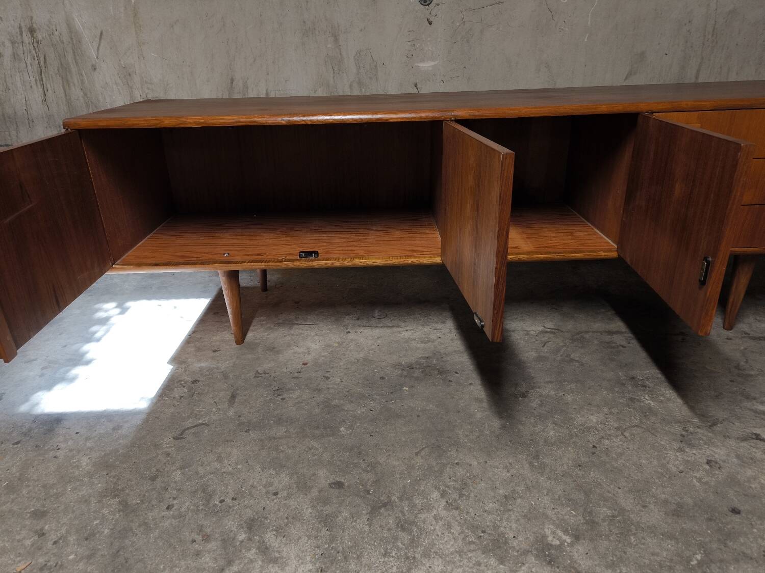 Vintage Scandinavian teak sideboard