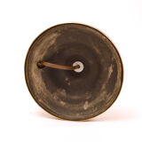 Brass table lamp with Silk shade