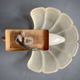Frosted glass shell wall lamps