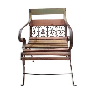 Fauteuil de jardin du 19 ème siecle