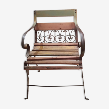 Garden armchair of the 19th century