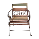 Garden armchair of the 19th century
