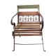 Garden armchair of the 19th century