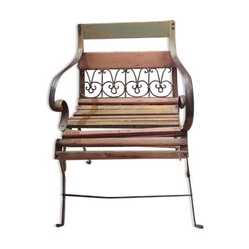 Garden armchair of the 19th century