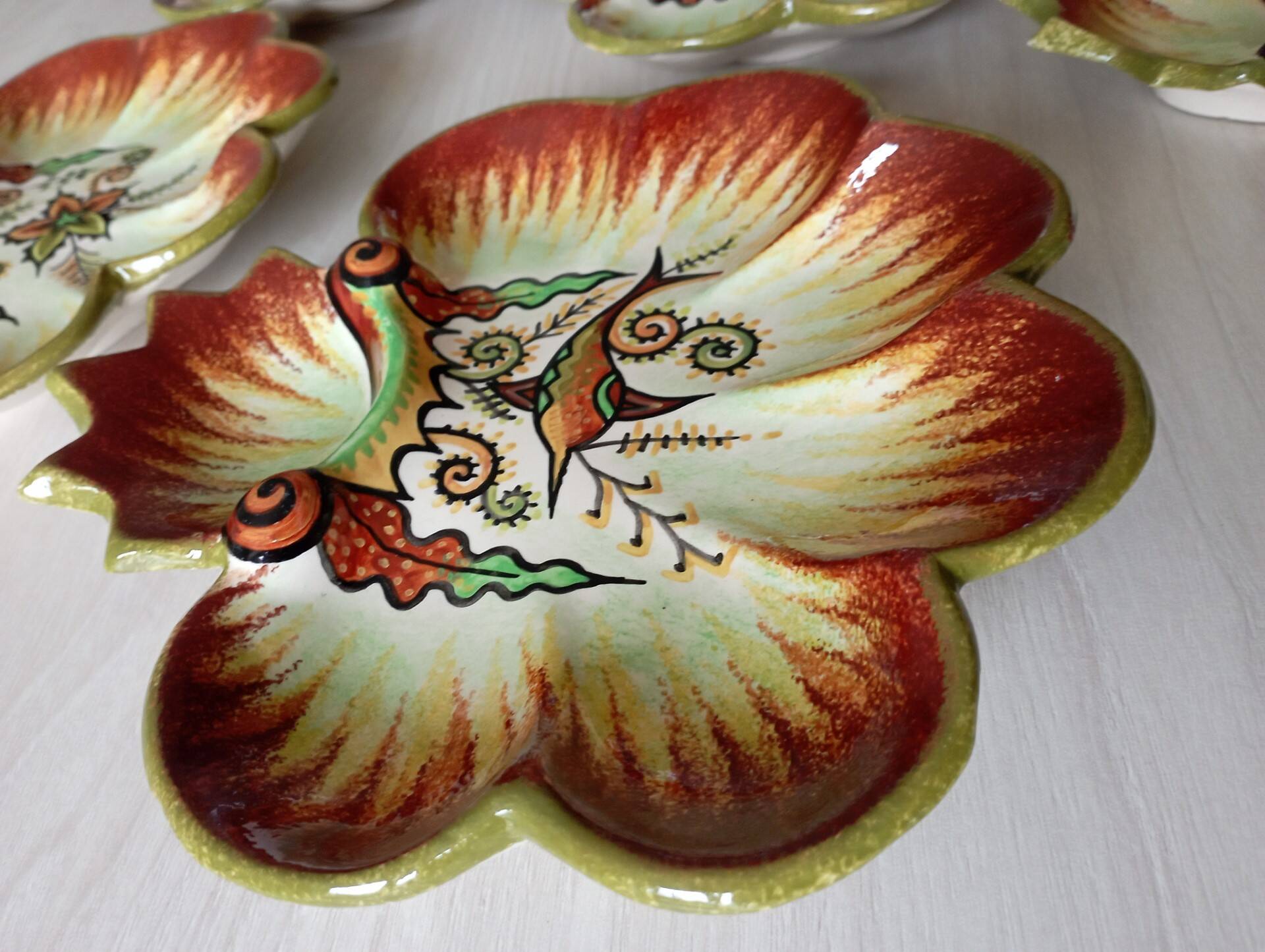 Paul Fouillen ceramic plates