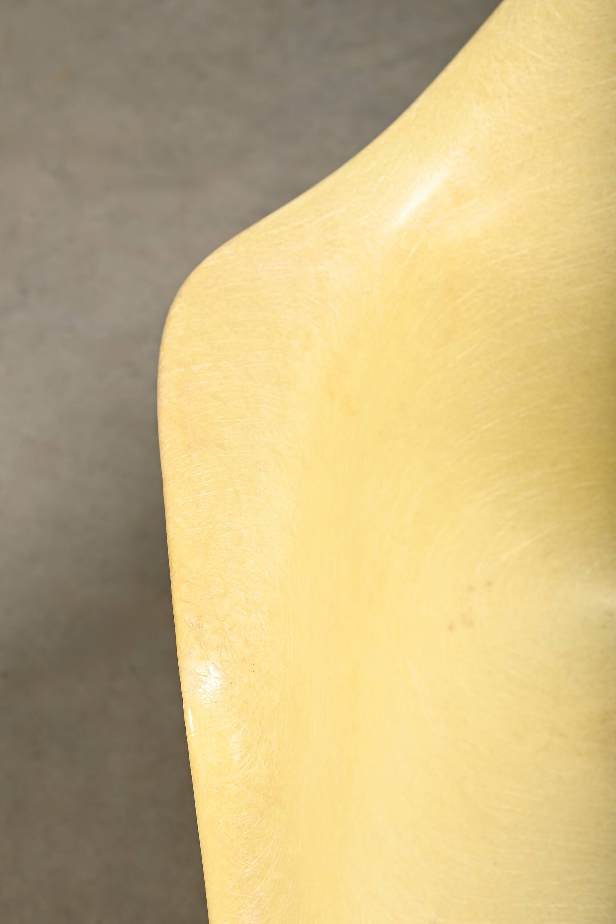 Charles & Ray Eames MAX Parchment rope edge Armchair Herman Miller 1951