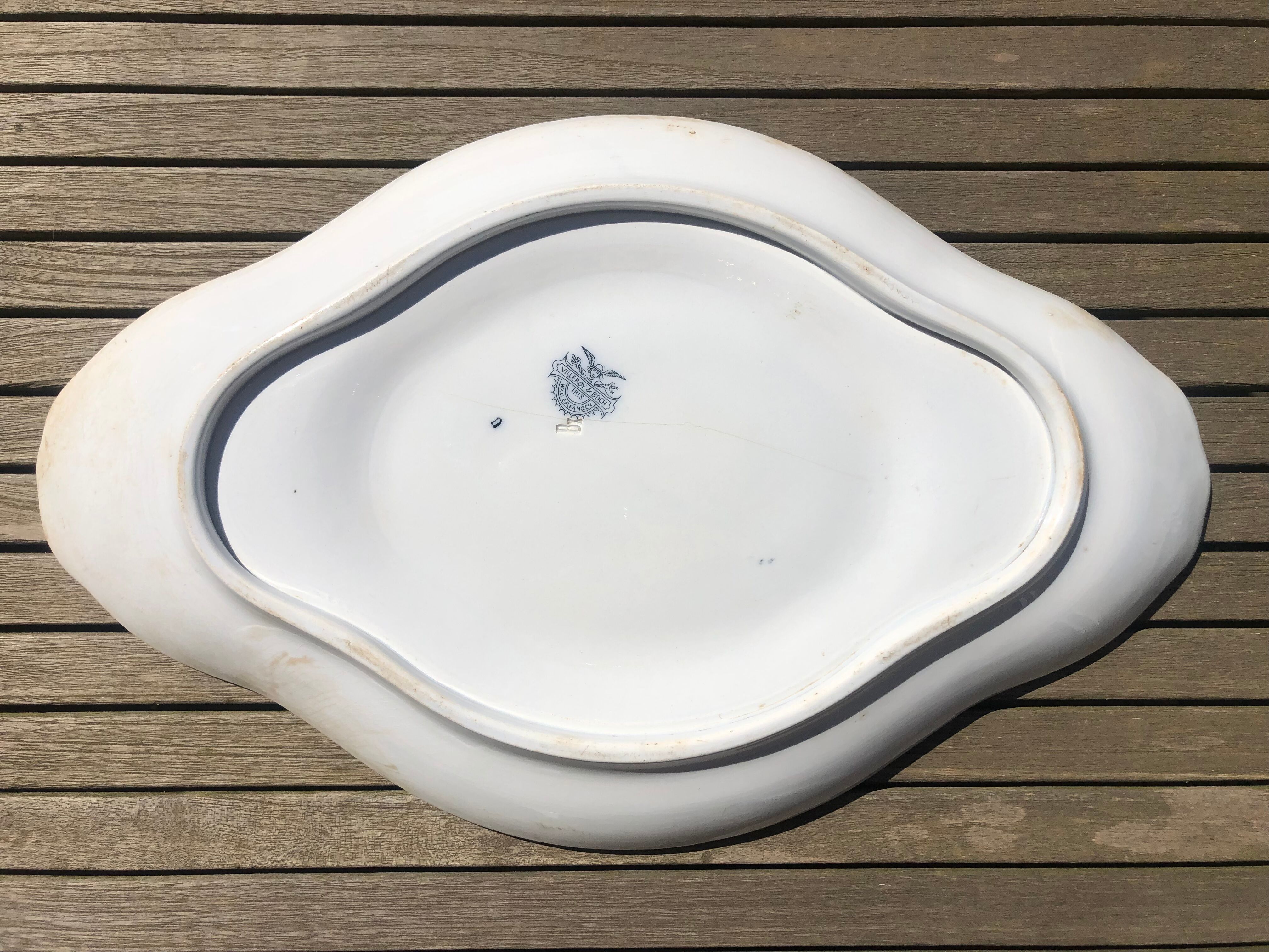 Ancien plat de soupière Villeroy & Boch