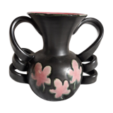 Two-coloured ceramic vase