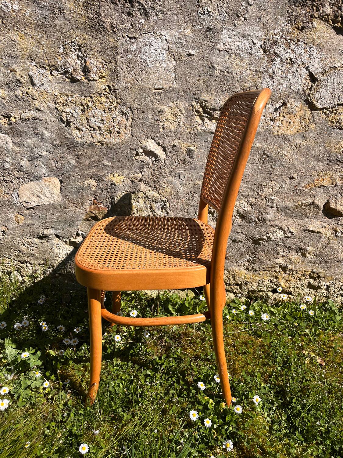 Joseph Hoffmann & Thonet natural wood chair
