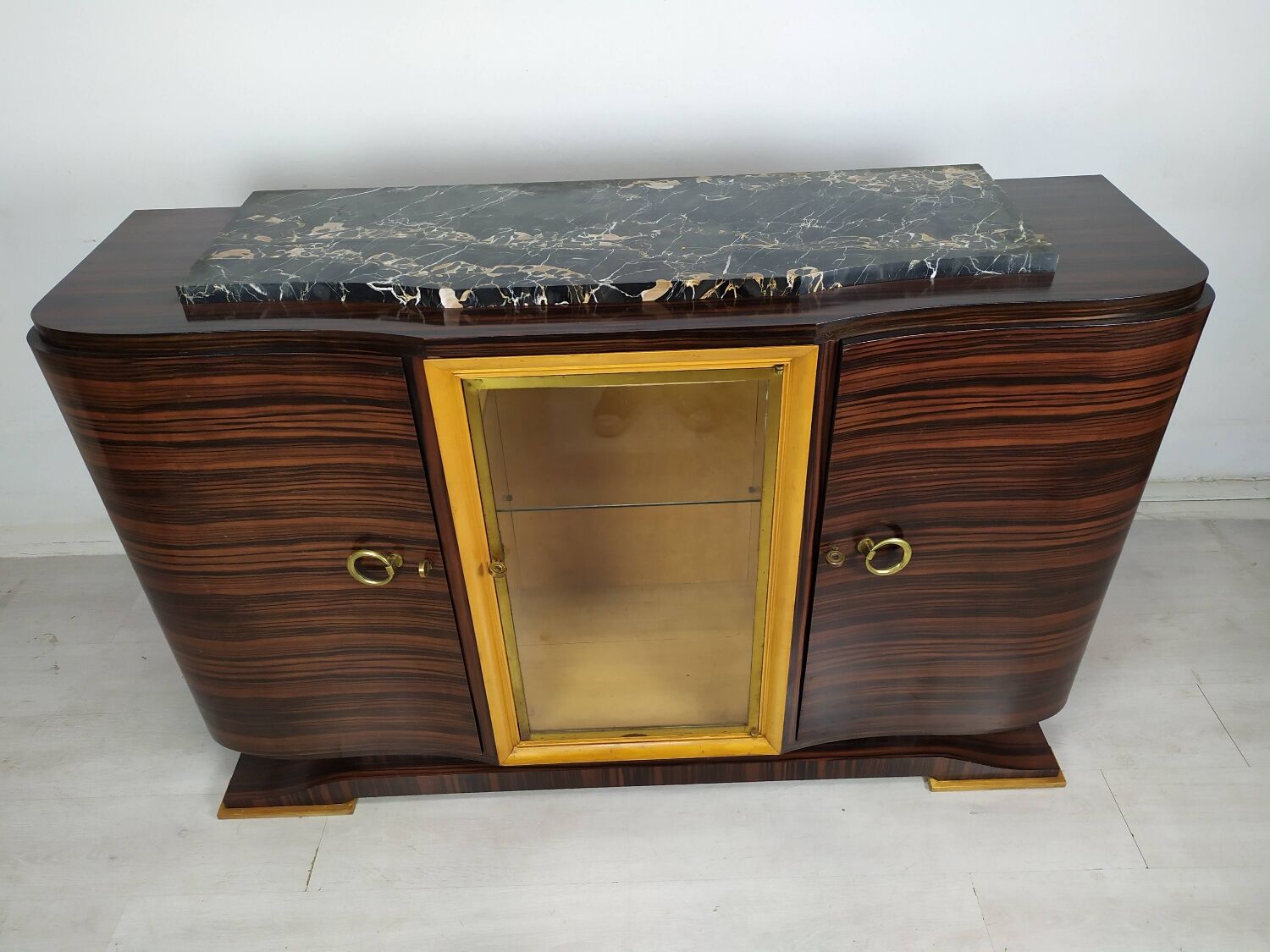Macassar art deco sideboard