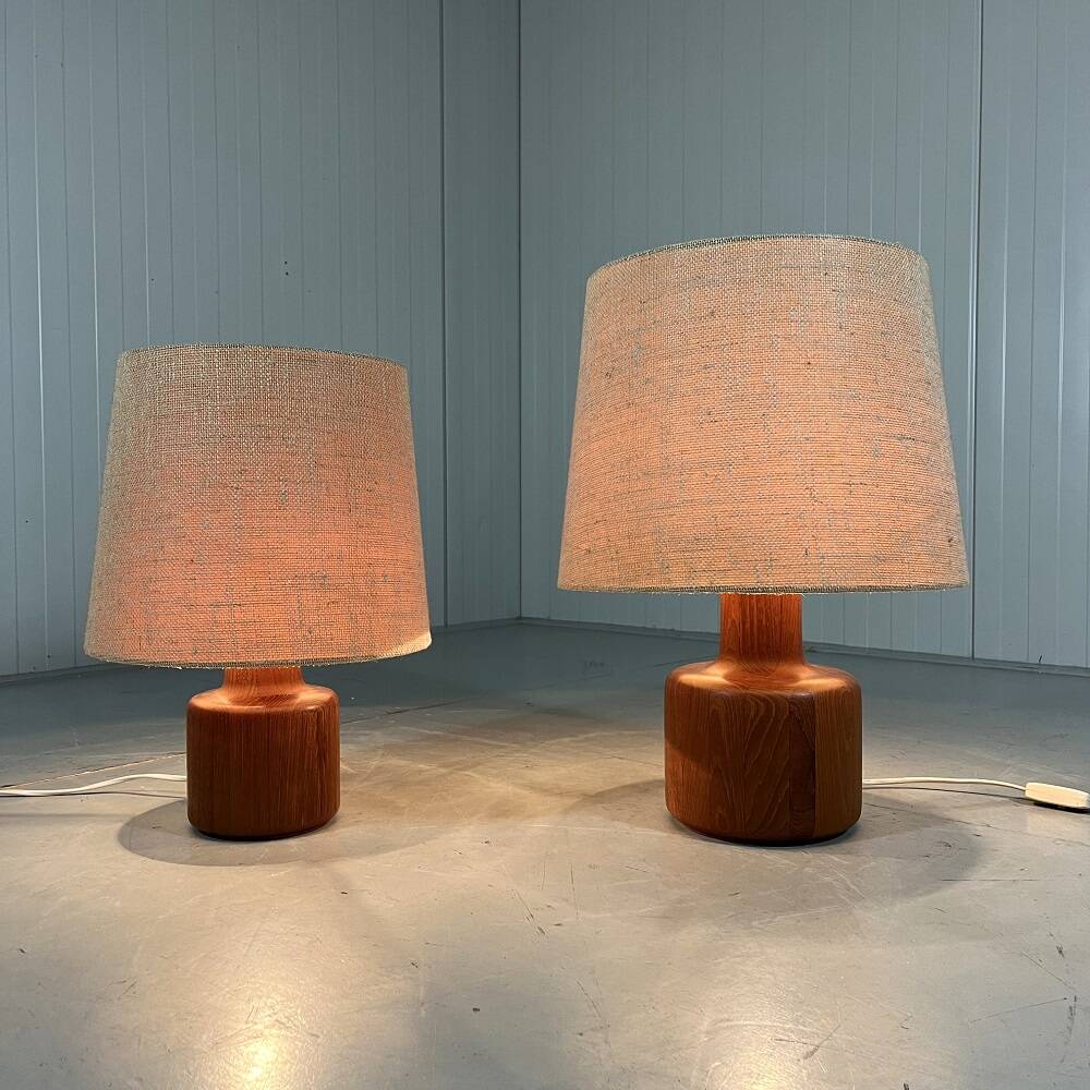 Bestform teak table lamps 1960’s