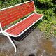 Banc de jardin pliable vintage