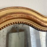 Old mirror louis Philippe golden gold leaf fireplace