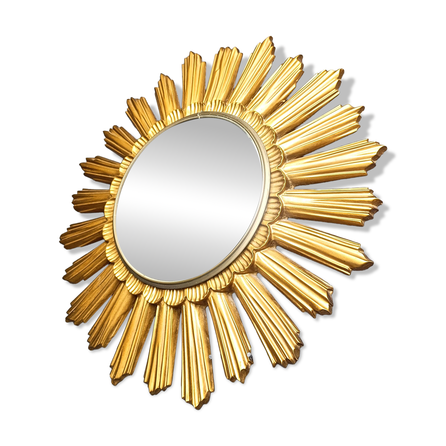 Vintage sunburst mirror, 1960s