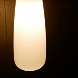 Scandinavian suspension opaline and teak by Uno and 'Sten Kristiansson' for Luxus editions