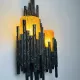 Brutalist Wall Lamp By Marcel Fantoni, Italy, 1960S