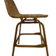 Suite of six vintage bar stools in rattan design Rohe 1960