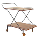 Scandinavian Minimalistic Foldable and Mobile Teak Tea Trolley Denmark 50S