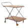Scandinavian Minimalistic Foldable and Mobile Teak Tea Trolley Denmark 50S