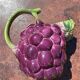 Pichet carafe Barbotine zoomorphic Vintage Grape - Water/Wine Carafe Ceramic