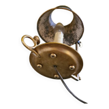 French Brass Bouillotte Lamp, Late 19th Century
