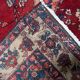 Antique handmade wool Malayer rug 4.9' x 8.6' circa 1920s - 1C1285