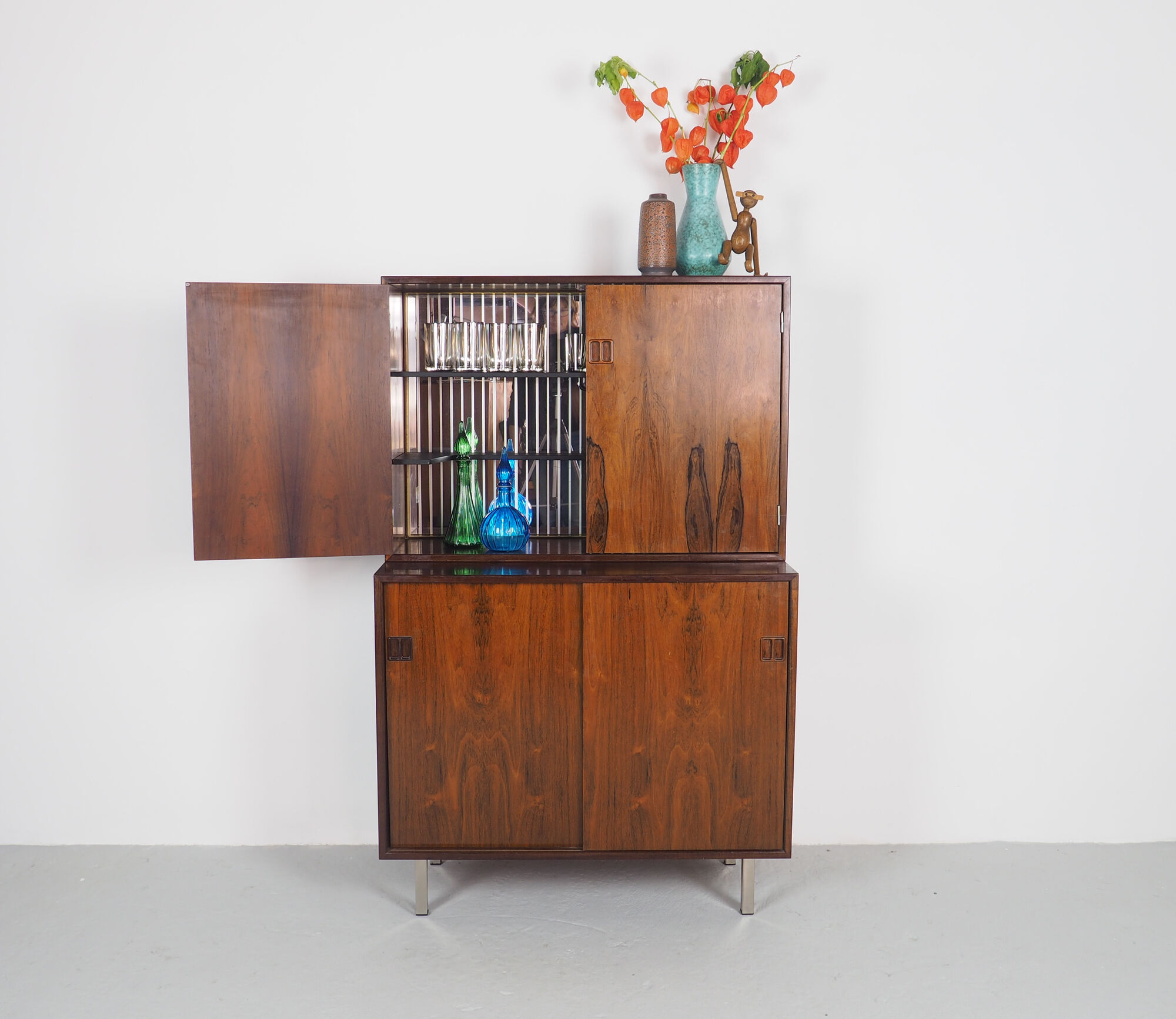 VintageDanish design rosewood bar cabinet, 1960's