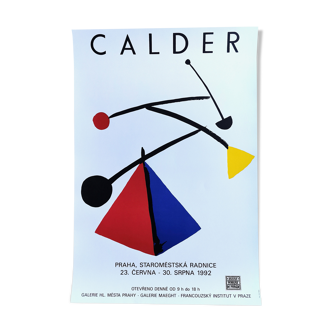 Alexander Calder Poster Prague 1992