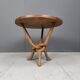 Table d'appoint vintage art tribal, années 60