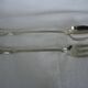 Paire de couverts de service, plaqué argent sheffield england